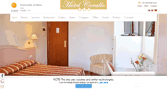 Desktop Screenshot of corallohotel.biz
