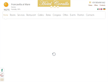 Tablet Screenshot of corallohotel.biz